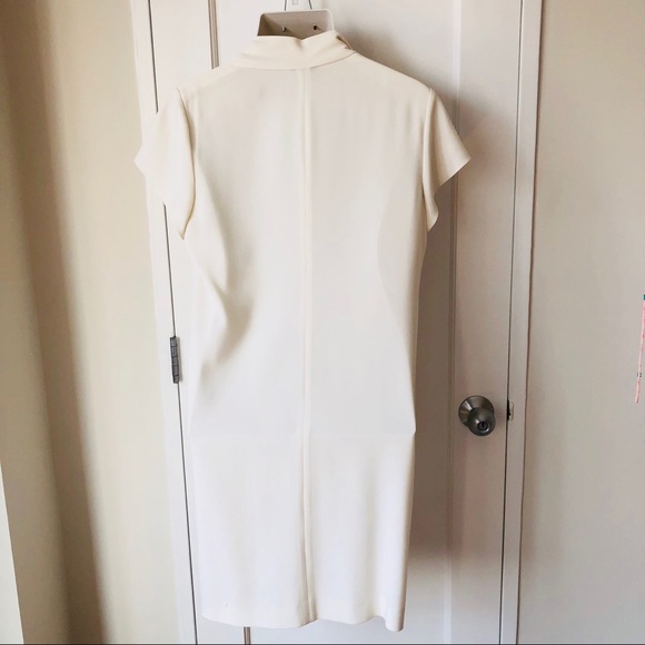 White Silk Escada Shift Dress Like New! - Picture 4 of 8
